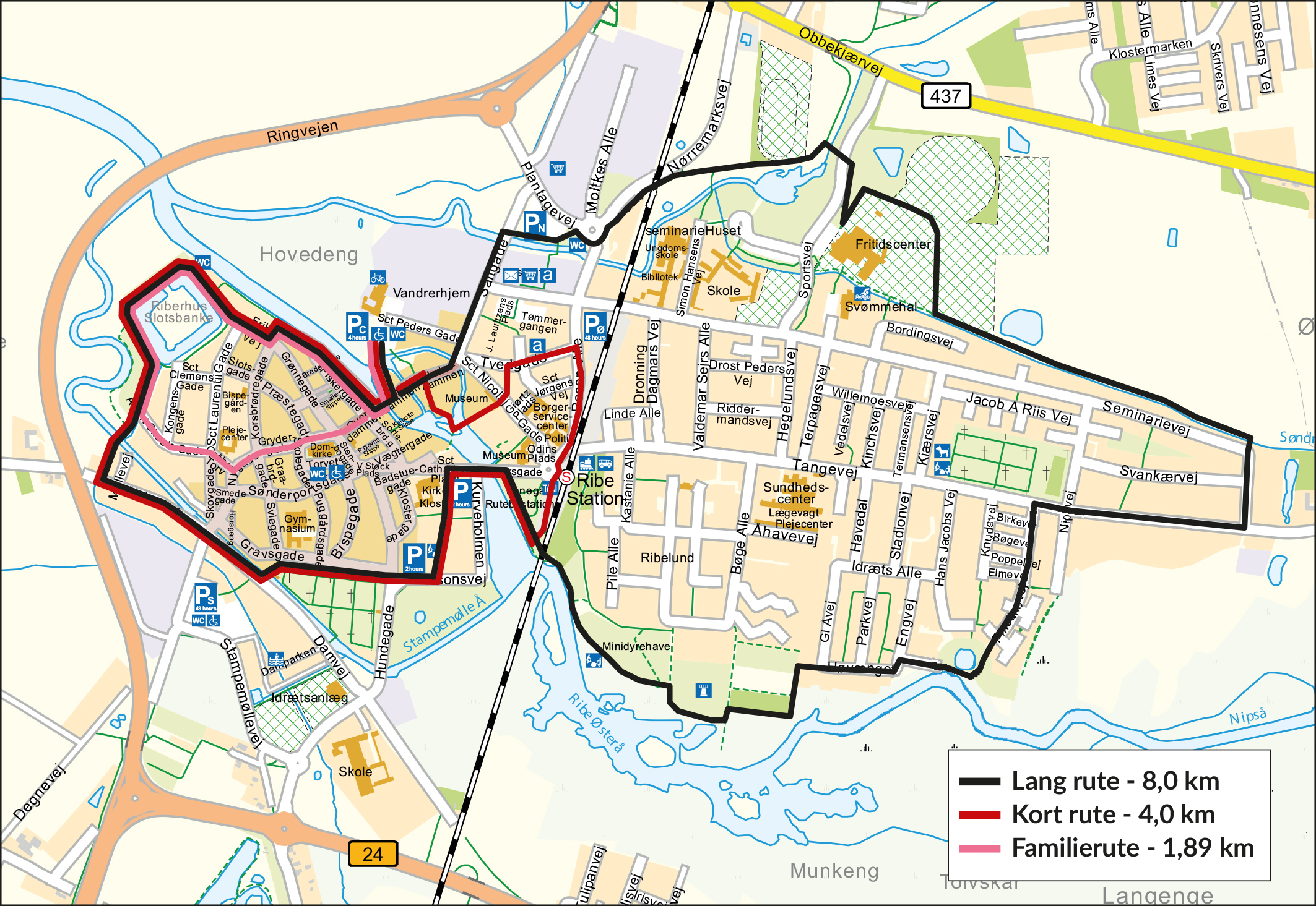 Rutekort Tulipanløb 2025